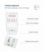 Patris Health - Multidrug hitri test za droge v urinu (6 drog) - predstavitev naprave