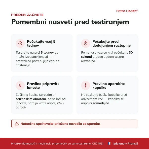 Patris Health Test za sifilis – pomembni nasveti pred testiranjem