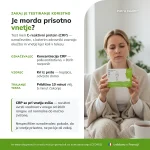 Predstavitev testa Patris Health Test za CRP z glavnimi informacijami