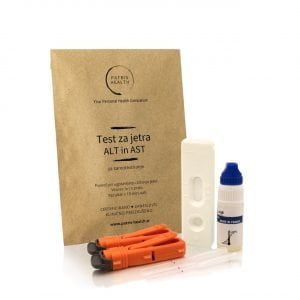 Test za jetra ALT in AST Patris Health® - samotestiranje