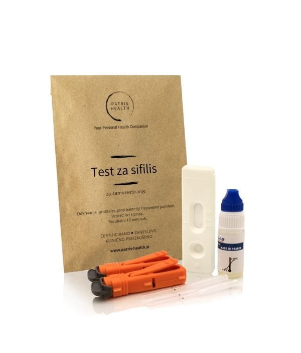 Test za sifilis Patris Health® - samotestiranje