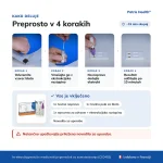 Navodila za uporabo Patris Health Test za Rotavirus in Adenovirus v 4 korakih