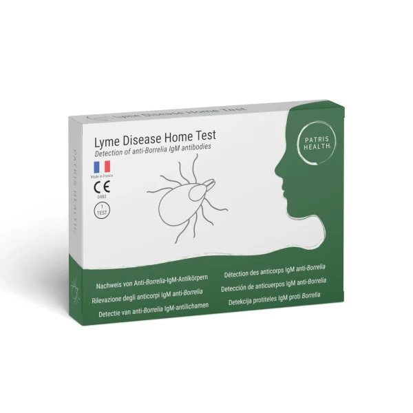 patris-health_test-za-borelijo_box Patris Health samotest za lymsko boreliozo za zaznavanje protiteles IgM proti bakterijam Borrelia
